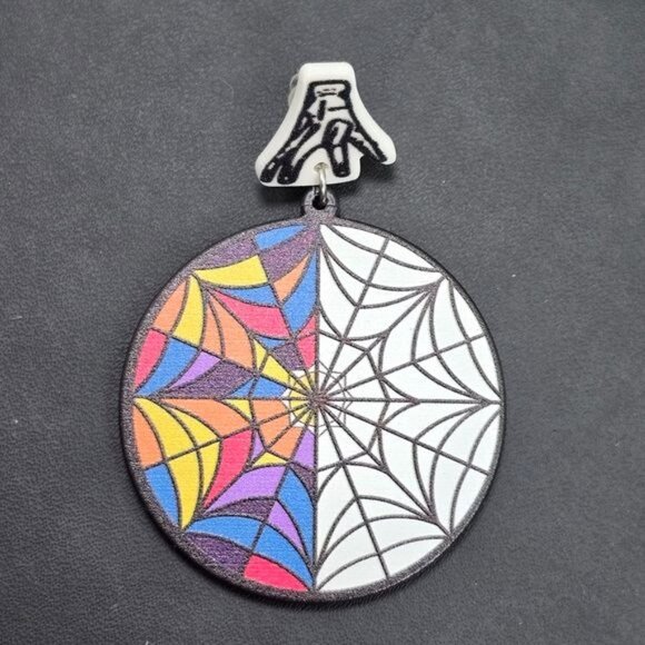 ๐ Colorful Spider Web Earrings (NWOT) - Picture 2 of 5